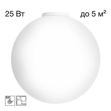 CL941D30B0 RON Накладной Св-к Шар База Белая