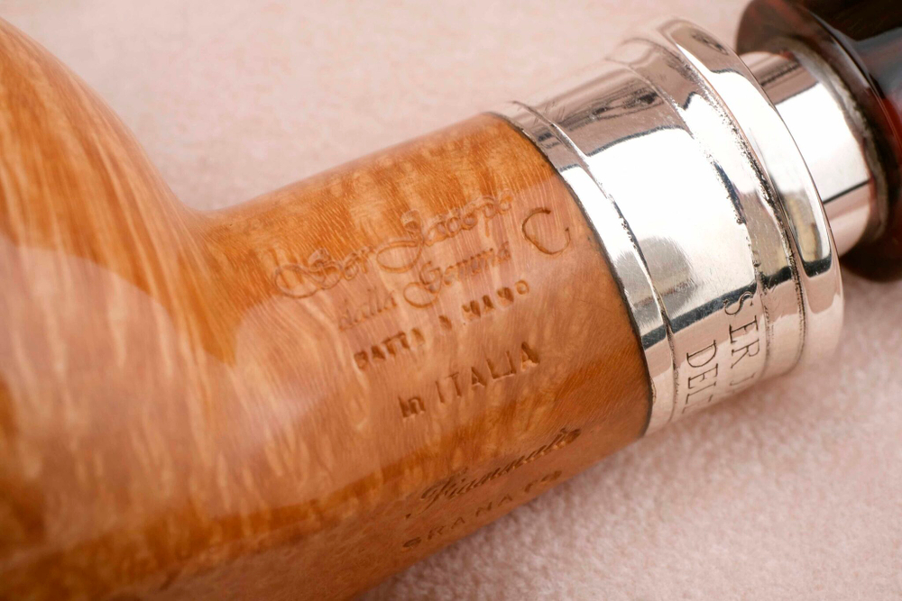 Трубка SER JACOPO Fiammata Granato, в шкатулке