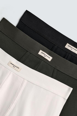 ZARA НАБОР ИЗ ТРЕХ ТРУСОВ-БОКСЕРОВ SOFT, РАЗНОЦВЕТНЫЙ