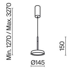 Подвесной светильник Maytoni MOD041PL-L15WG3K
