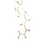 Ceiling design lamp  AGNES by Roll & Hill (20 lampshades,  Gold)