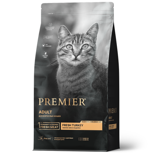 Premier cat turkey adult индейка для кошек