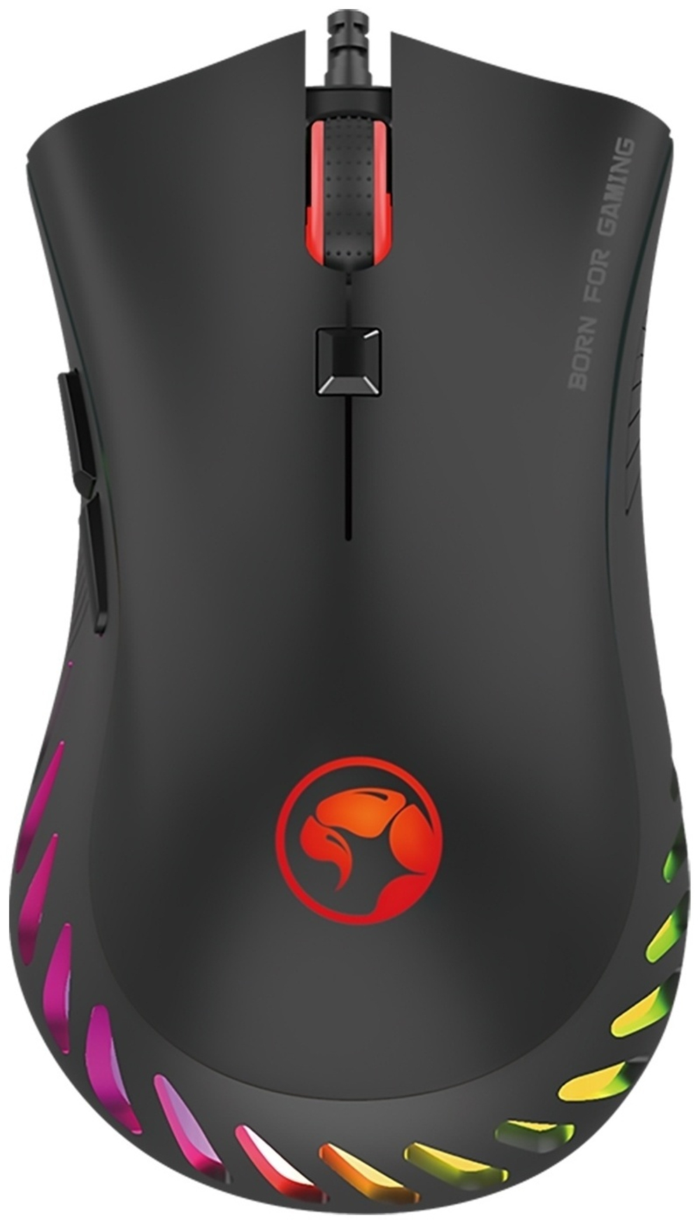 Мышь MARVO G985 RGB красный-черный