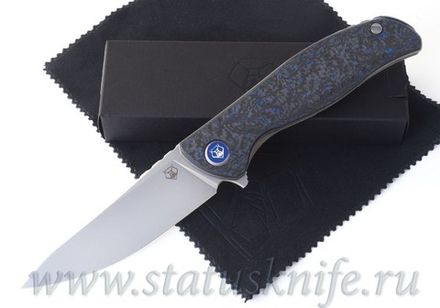 Нож Широгоров F3 NS M390 Ф3 Blue CF 3D подшипники