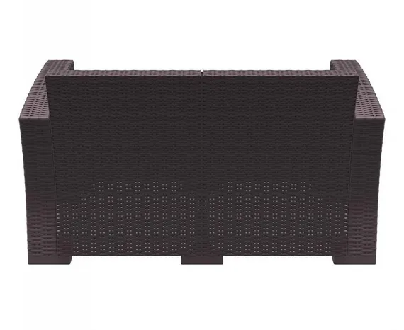 Уличный диван с подушками Monaco Lounge, коричневый