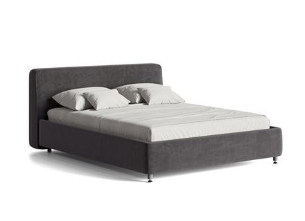 Мягкая двуспальная кровать ЛЕТО с подъемным механизмом