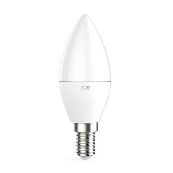 Лампа светодиодная Gauss E14 8W 4100K матовая 33128