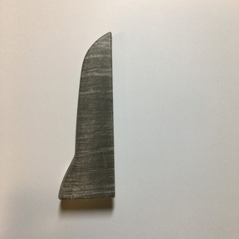 Заглушка правая к плинтусу "LIDER-75" 742 Дуб горный