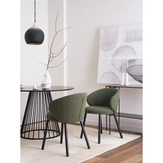 Стул Comfy, зеленая рогожка