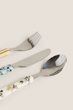 ZARA HOME НАБОР СТОЛОВЫХ ПРИБОРОВ МИККИ © DISNEY, РАЗНОЦВЕТНЫЙ
