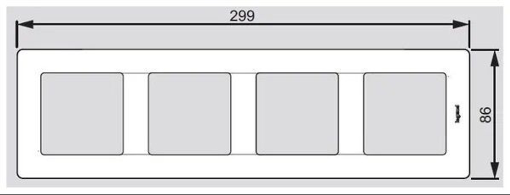 Рамка 3 поста Legrand Valena Classic слоновая кость 774353