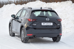 Рейлинги МАЗДА CX-5 (2017-Н.В.) серый / PT-Group