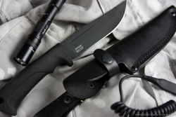 Охотничий нож Ш-4 Bohler N685 Черный Эластрон
