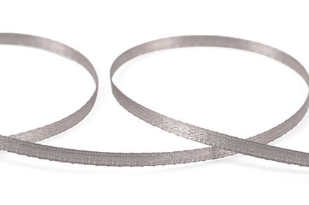 Лента атласная 3 мм AL-3P двухстор. №018 т.серый