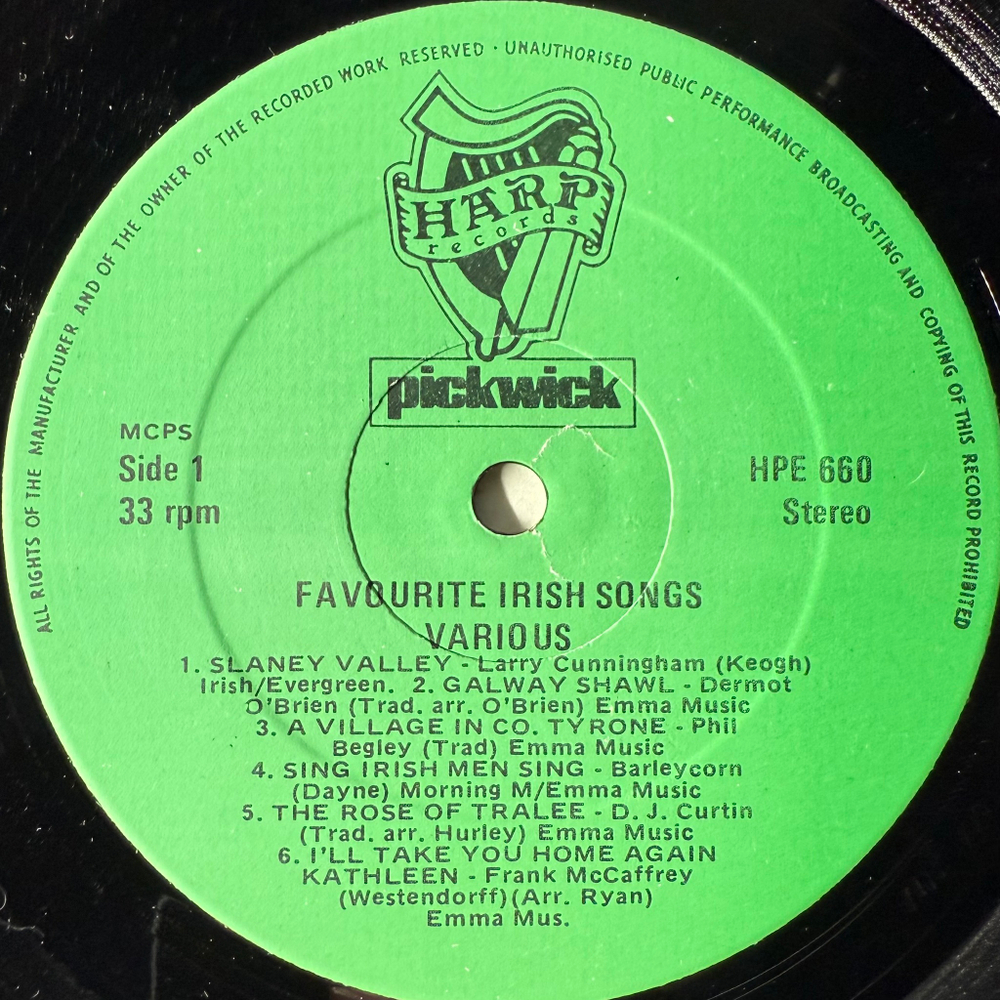 Favourite Irish Songs ‎– Favourite Irish Songs (Ирландия)