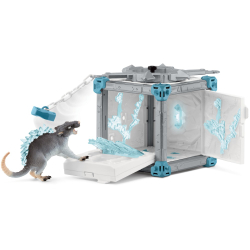 Schleich Eldrador Creatures - Боевая пещера BattleCave + Ледяная крыса 42676