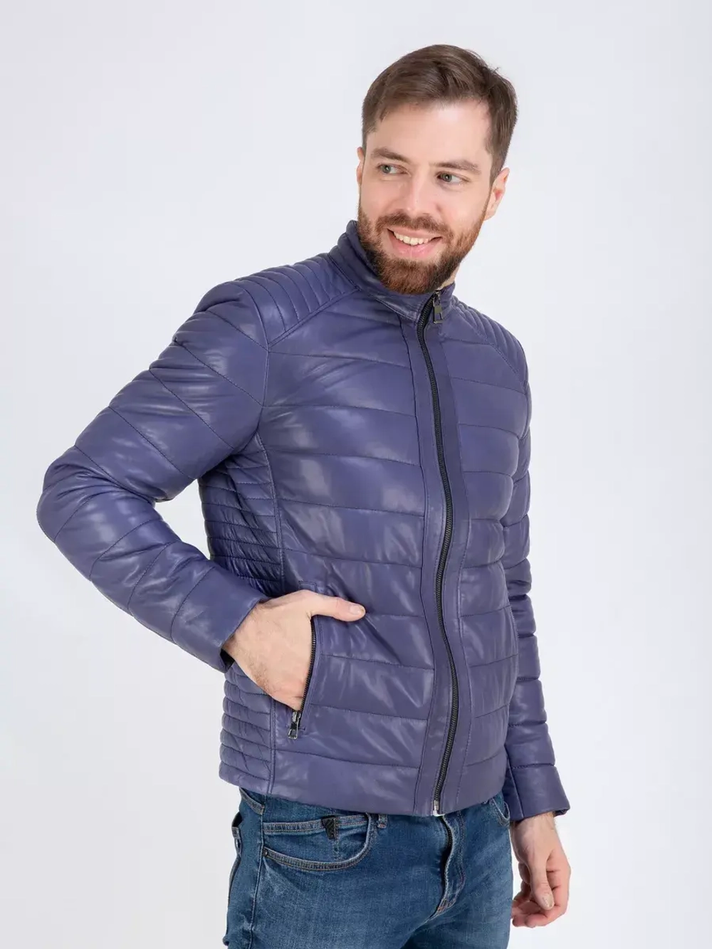 Куртка кожаная демисезонная Турция