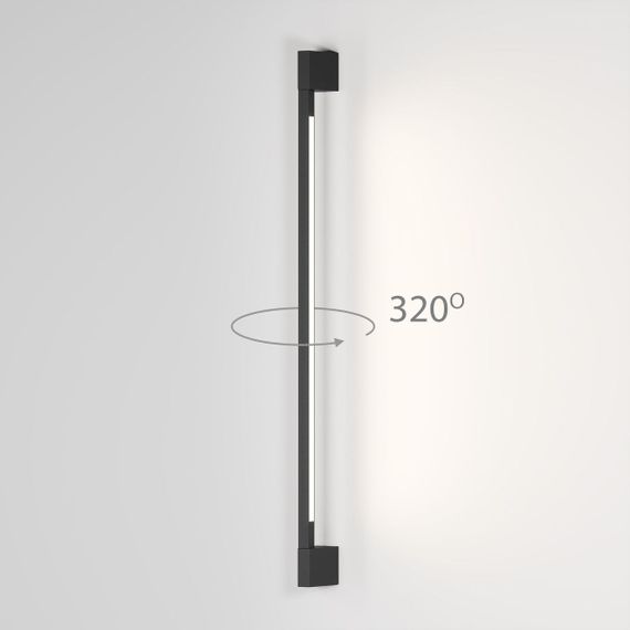 Уличный настенный светодиодный cветильник Elektrostandard Argos 35122/D черный a069746