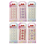 Наклейки-стразы Alingar, акриловые, "Здезды и цветы", пакет с европодвесом