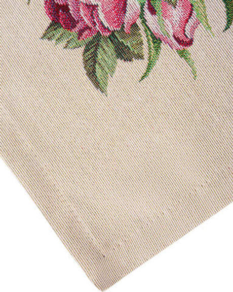 Скатерть 140х240см Mix&Match Home Розовое утро бежевая