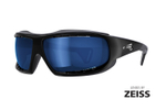 Спортивные очки LiP Typhoon / Gloss Black - Black / Zeiss / PA Polarized / Gun Blue Lens
