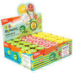 Ластик DELI "Blooming", цилиндрический, ассорти (43х22х22 мм)