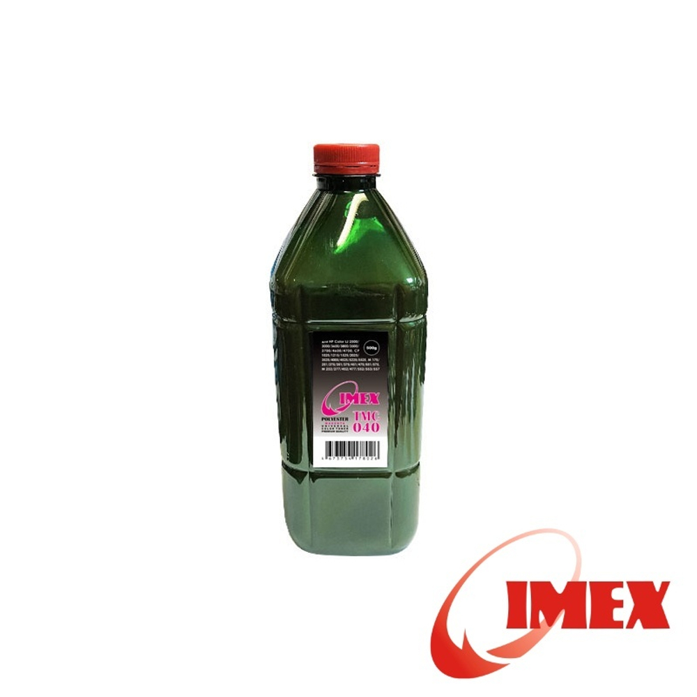 Тонер IMEX тип TMC 040 для HP Color Универсальный (500гр, пурпурный, Polyester) Green Line