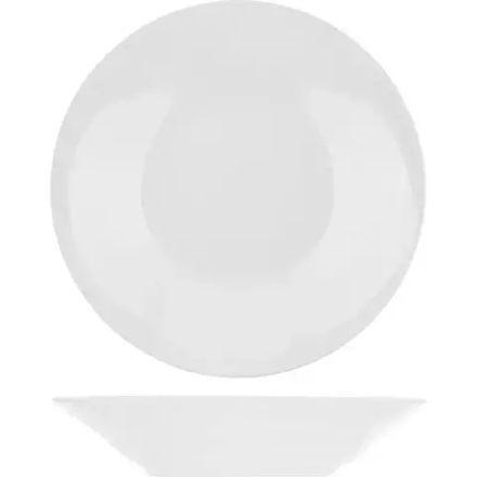 Тарелка глубокая «Коллаж» фарфор 0,75л D=22,5см белый