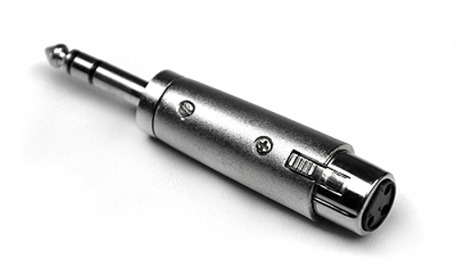 INVOTONE AD310 - переходник 3P XLR мама, 6.35мм стерео джек папа, корпус металл