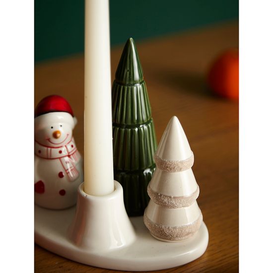 Подсвечник новогодний enchanted forest из коллекции new year essential, 14 см