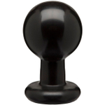 Большой круглый анальный плаг Round Butt Plug (Цвет: черный)