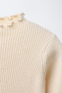 ZARA ЛОНГСЛИВ В РУБЧИК, СЛОНОВАЯ КОСТЬ