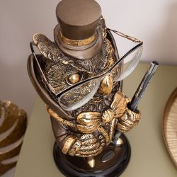 Подставка для очков Филин Бронза