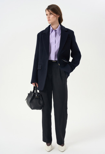 Пальто-пиджак Soho из 100% шерсти, navy
