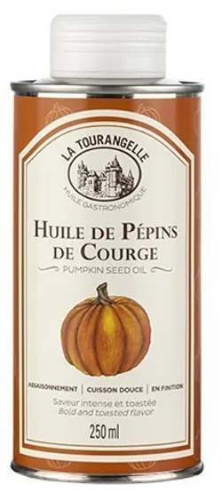 Масло тыквенное, 250 мл, для салатов, для еды, пищевое, La Tourangelle, Pumpkin Seed Oil