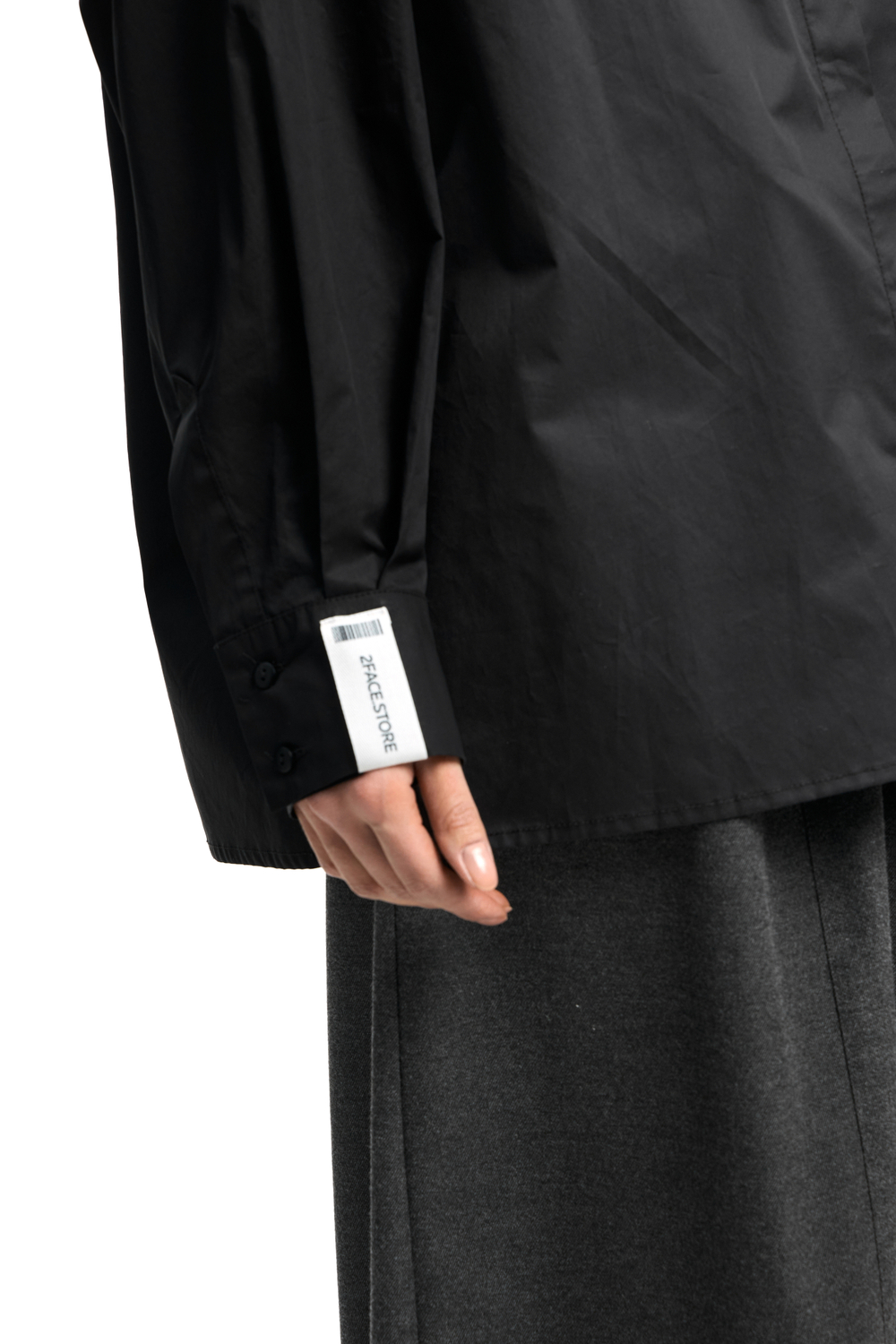 Рубашка-трансформер OVER OFF Black