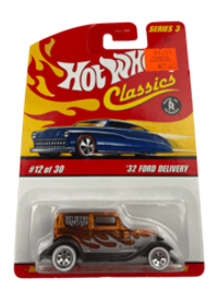 Hot Wheels Classics Series 3: '32 Ford Delivery (Orange) (#12 of 30) (2007)