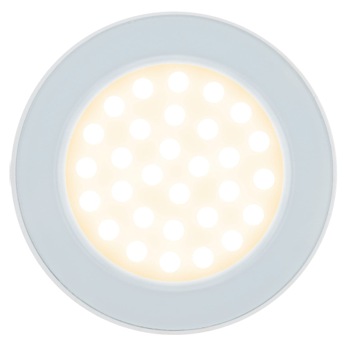 ULE-R03-3W/WW IP41 WHITE картон Светильник светодиодный накладной для интерьерного освещения. Мощность 3 Вт. Материал корпуса - алюминий, цвет - белый