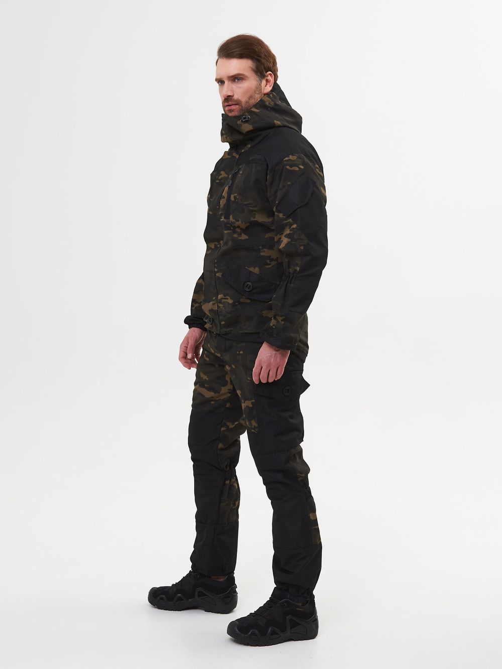 Костюм демисезонный Горка-5 Сombo ткань Смесовая Рип-Стоп/Cat's Eye цвет Мультикам City/Черный