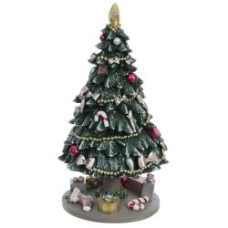 GAEM Фигурка декоративная "Ёлочка" (движение, музыка), L12 W12 H22 см