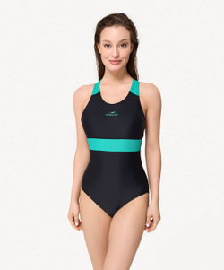Купальник для плавания Triumph Black/Green, полиамид