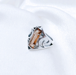"Карс" кольцо в серебряном покрытии из коллекции "Тату" от Jenavi