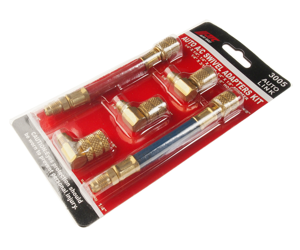 Набор адаптеров для заправки автокондиционера (R-12) JTC