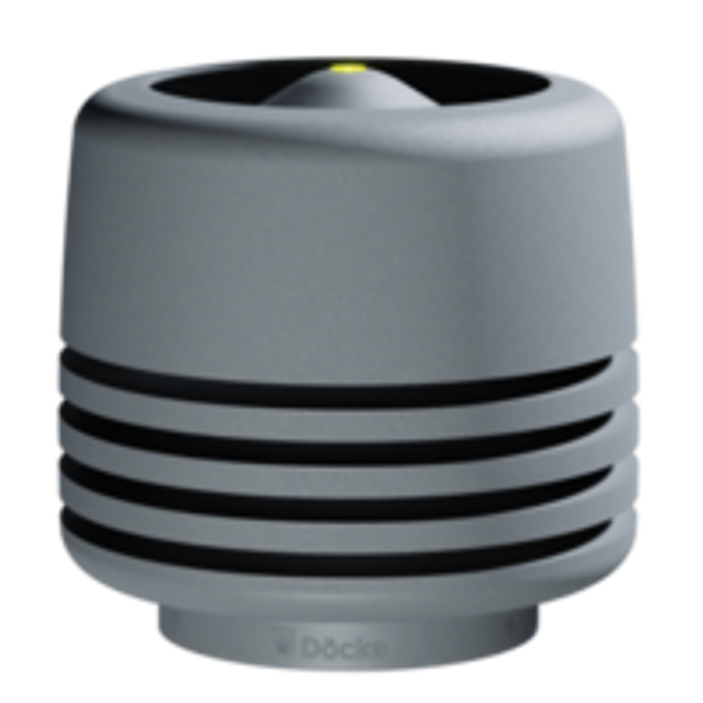 Docke PREMIUM/ Выход вентиляционный ИЗЛ-125/700/ Колпак/ Серый