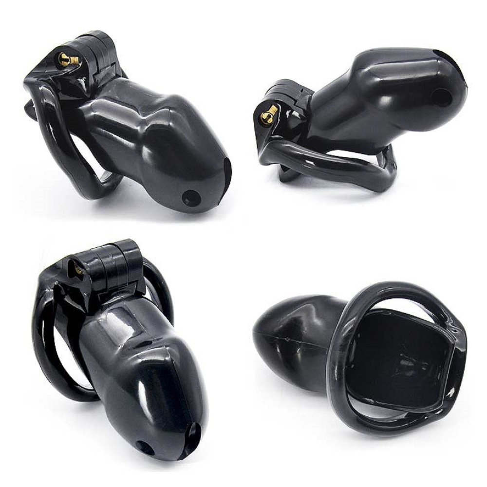 Насадка пояс верности мужская с замочком Forward черный