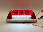 24V / Задние Светодиодные габаритные фонари, 24 вольта, красный, Кристалл, №7005 (за 1 шт.) -