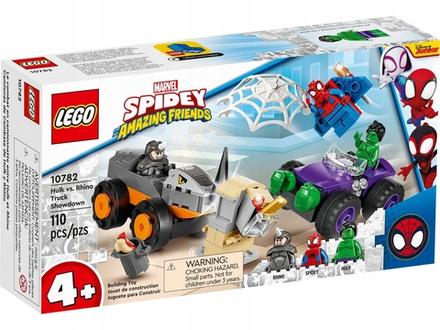 Конструктор LEGO Marvel Spidey and Super Buddies Халк против Носорога 10782