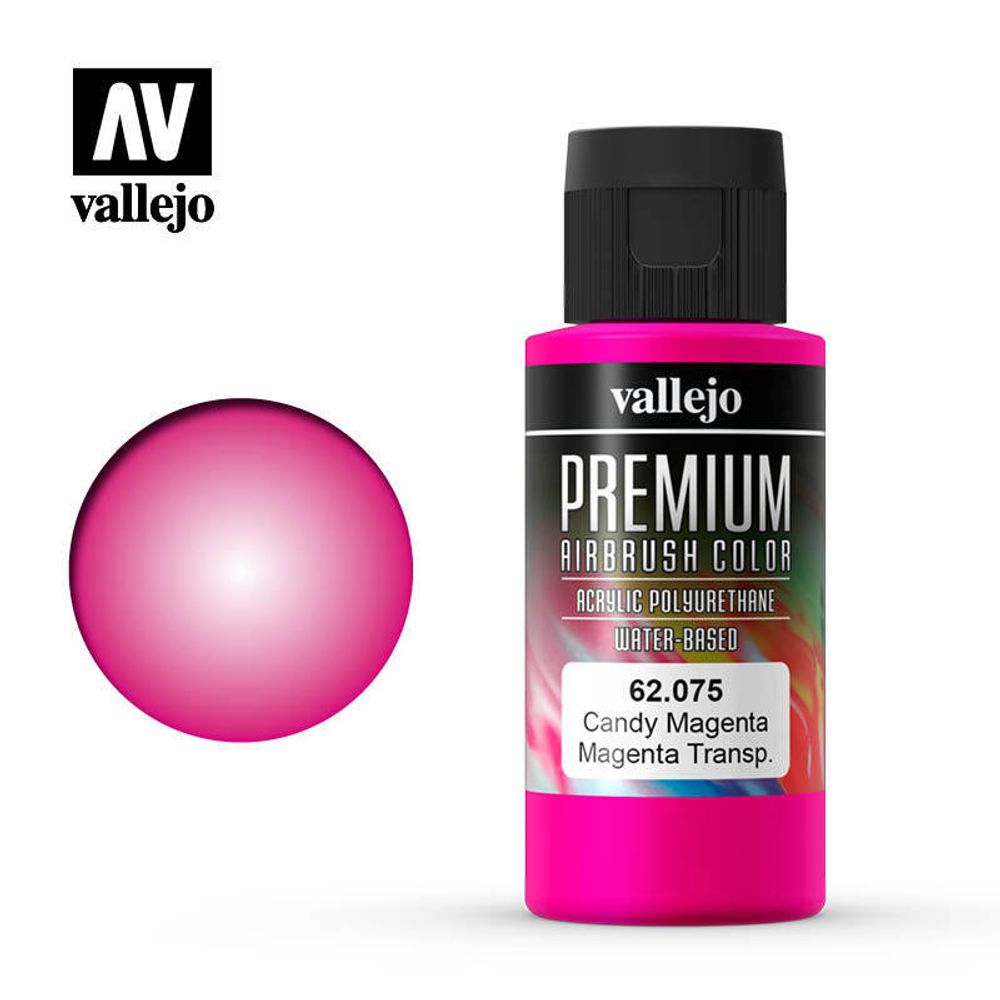 Premium Color 60ml. 075-Candy Magenta