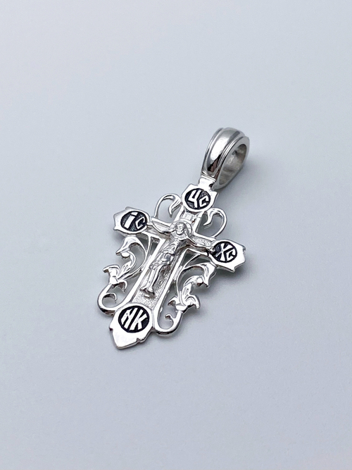 Крест из серебра/Чернение