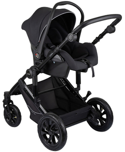 Детская коляска Indigo Coin 3 в 1 черный